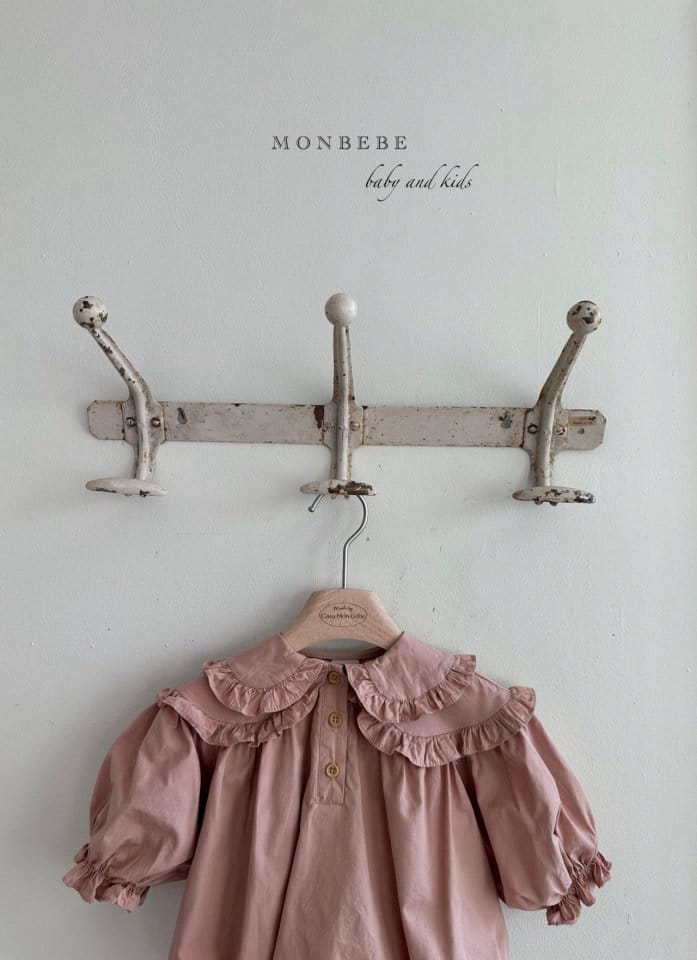Monbebe - Korean Children Fashion - #stylishchildhood - Double Collar Jacket One-Piece - 10