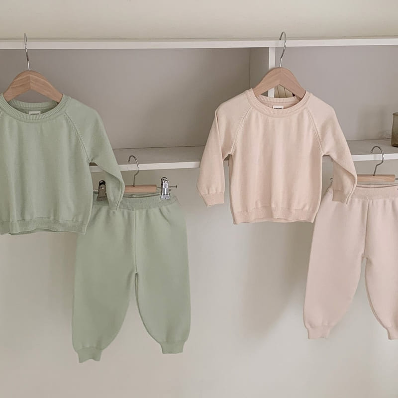 Moncher Chouchou - Korean Children Fashion - #designkidswear - Minong Top Bottom Set - 2