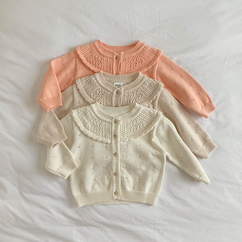 Moncher Chouchou - Korean Children Fashion - #kidsshorts - Lora Scaci Cardigan