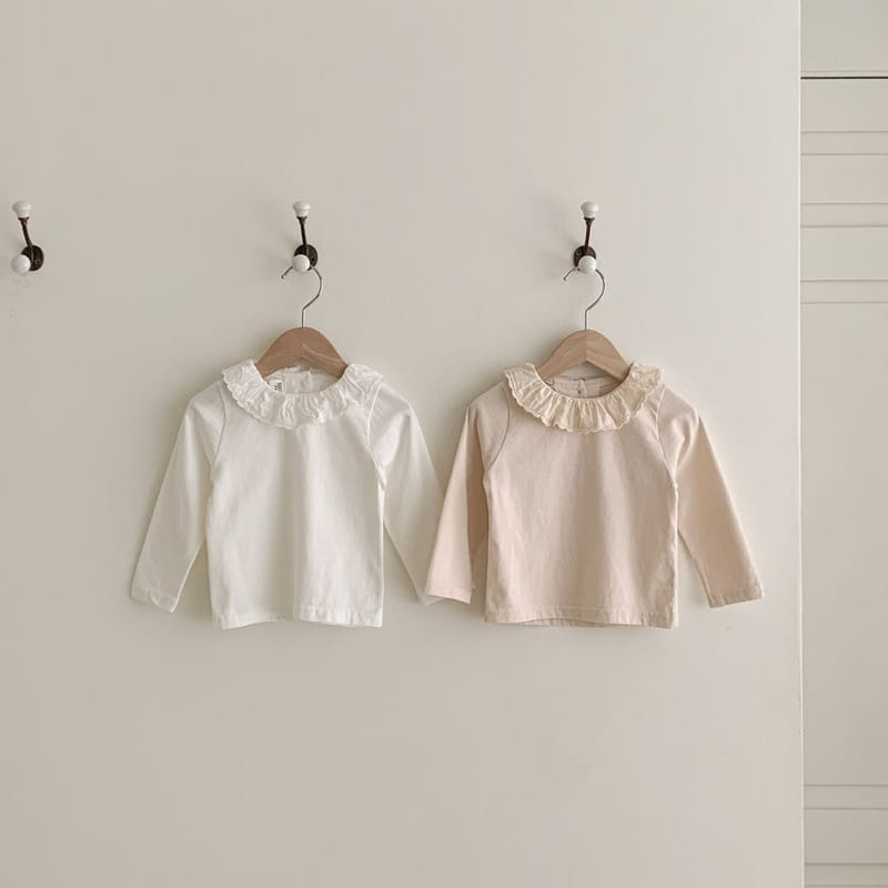 Moncher Chouchou - Korean Children Fashion - #kidzfashiontrend - Shu Shu Frill Tee