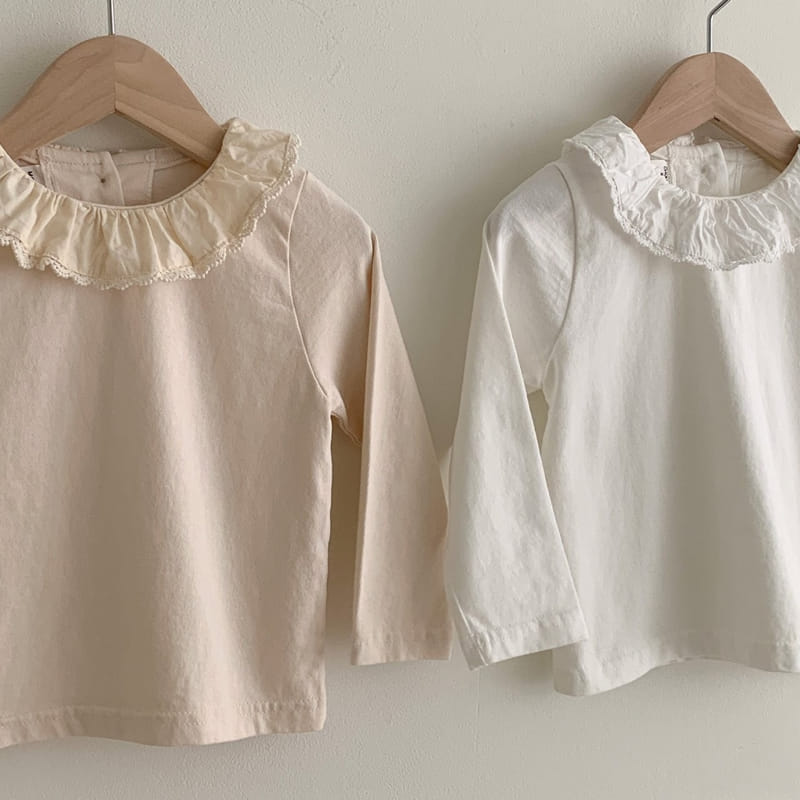 Moncher Chouchou - Korean Children Fashion - #littlefashionista - Shu Shu Frill Tee - 4