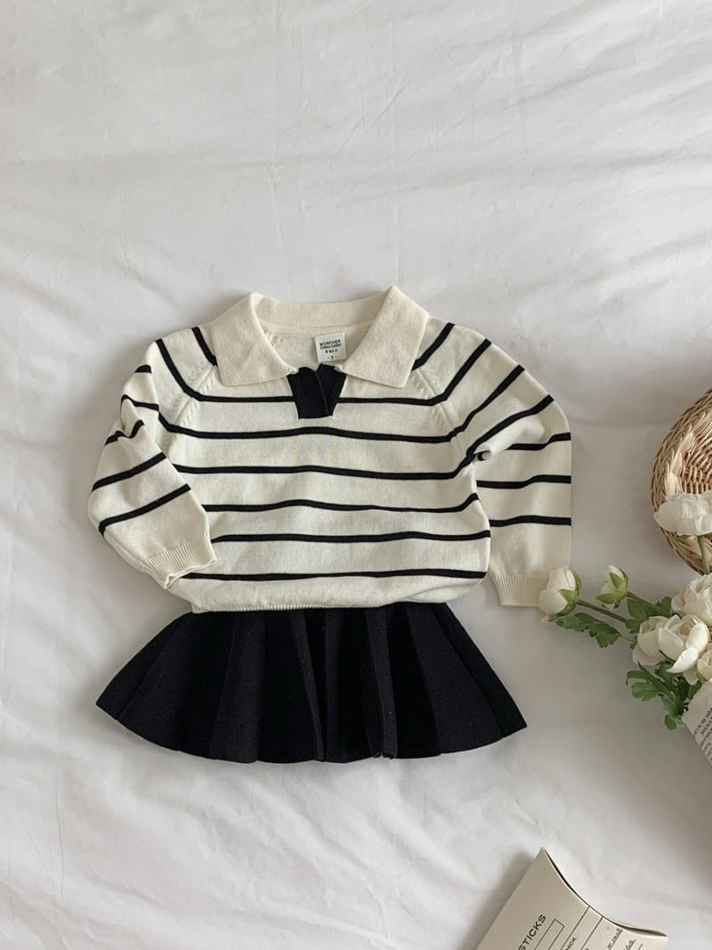 Moncher Chouchou - Korean Children Fashion - #prettylittlegirls - Pinpong ST Collar Tee - 5