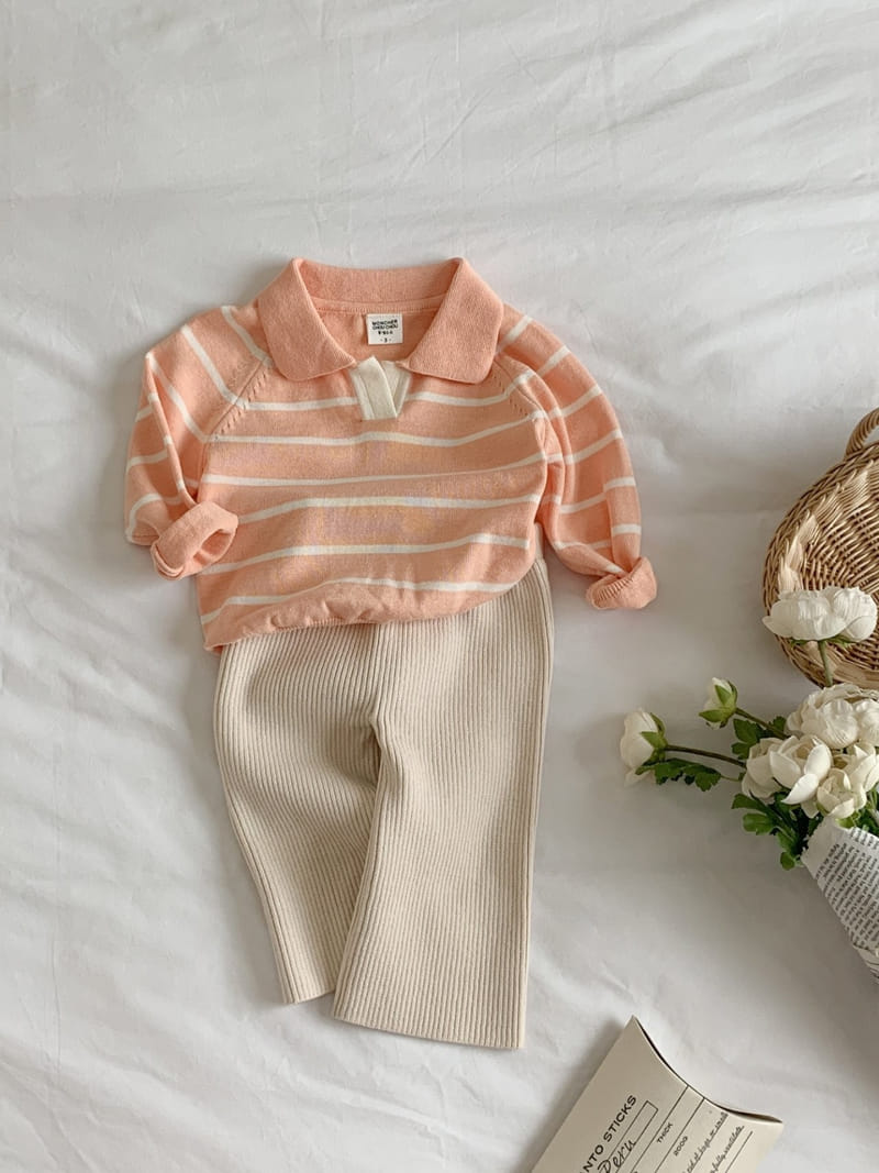 Moncher Chouchou - Korean Children Fashion - #todddlerfashion - Pinpong ST Collar Tee - 6