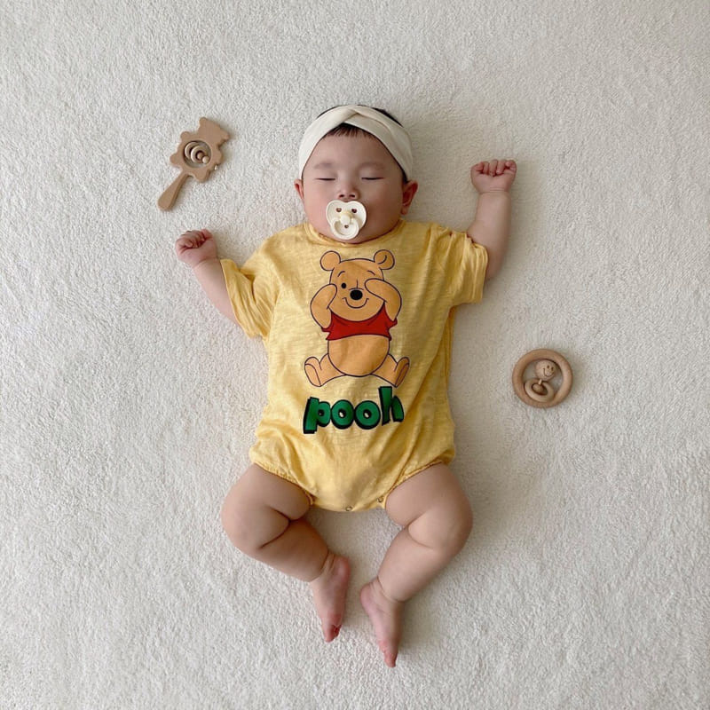 Moran - Korean Baby Fashion - #babyboutique - Slub Body Suit - 3