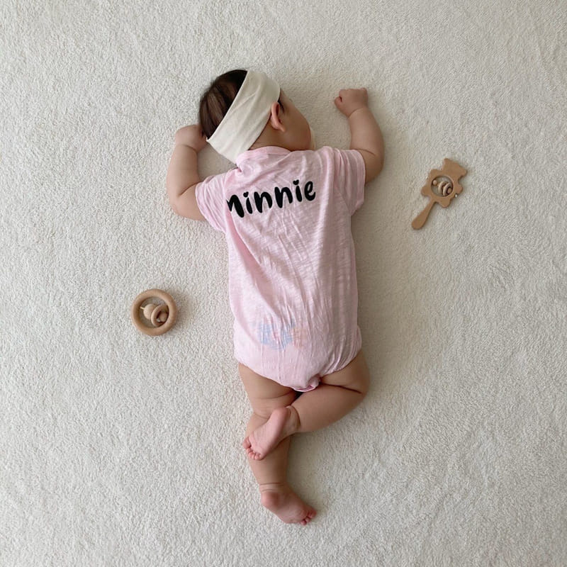 Moran - Korean Baby Fashion - #babyboutiqueclothing - Slub Body Suit - 5