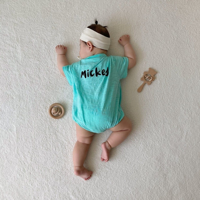 Moran - Korean Baby Fashion - #babyclothing - Slub Body Suit - 6