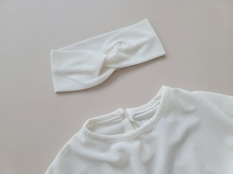 Moran - Korean Baby Fashion - #babyfashion - Cool Pleats Body Suit Set - 7
