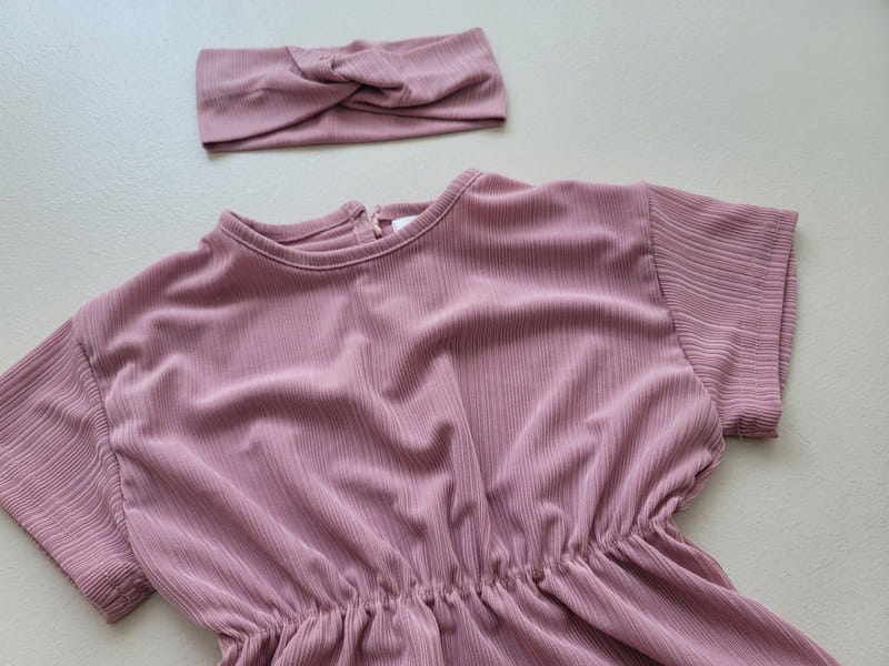 Moran - Korean Baby Fashion - #babyfever - Cool Pleats Body Suit Set - 8