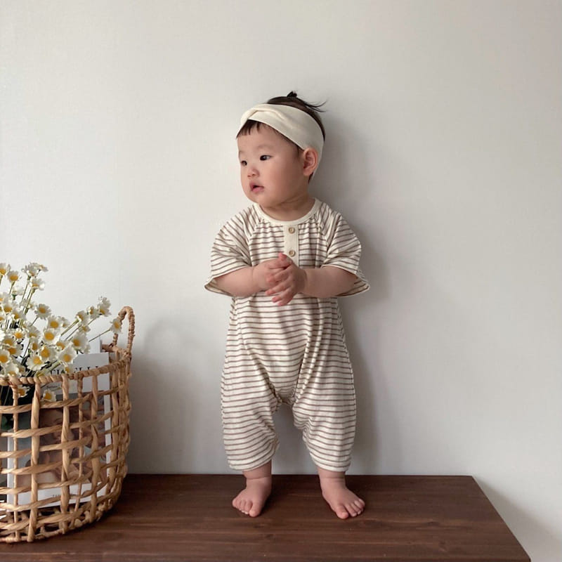 Moran - Korean Baby Fashion - #babylifestyle - Mono Body Suit - 3
