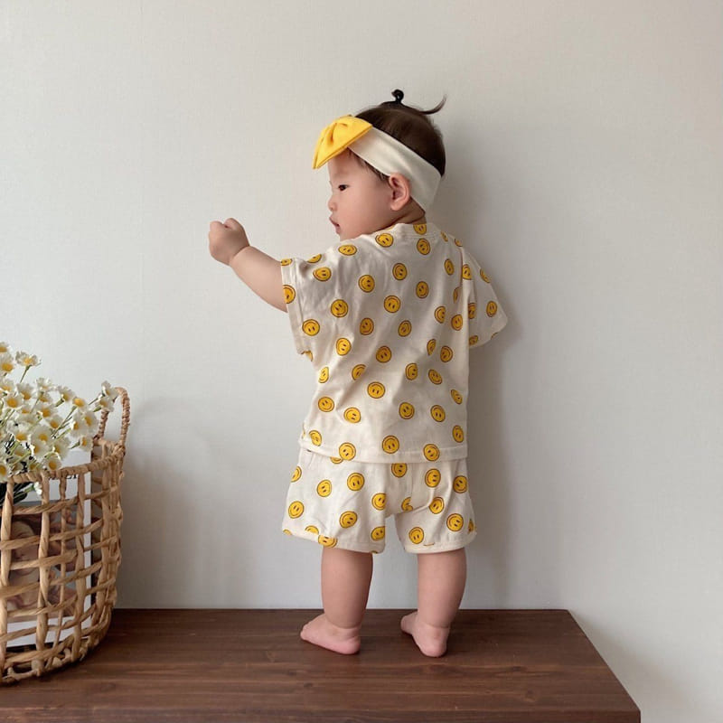 Moran - Korean Baby Fashion - #babyoninstagram - Bangle Top Bottom Set - 3