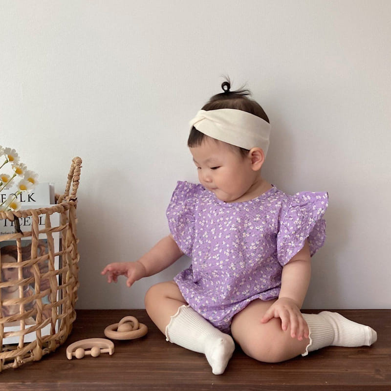 Moran - Korean Baby Fashion - #babyoutfit - Mist Body Suit - 10