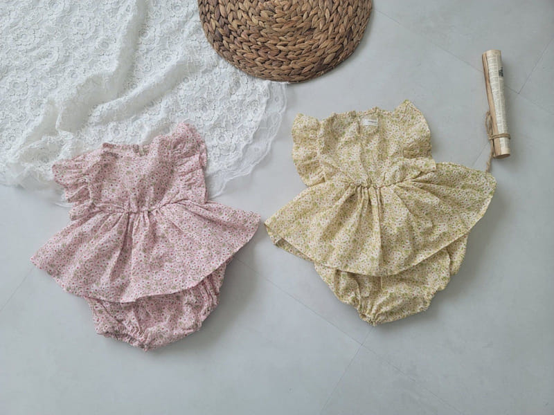 Moran - Korean Baby Fashion - #babywear - Eilly Bloomers Top Bottom Set