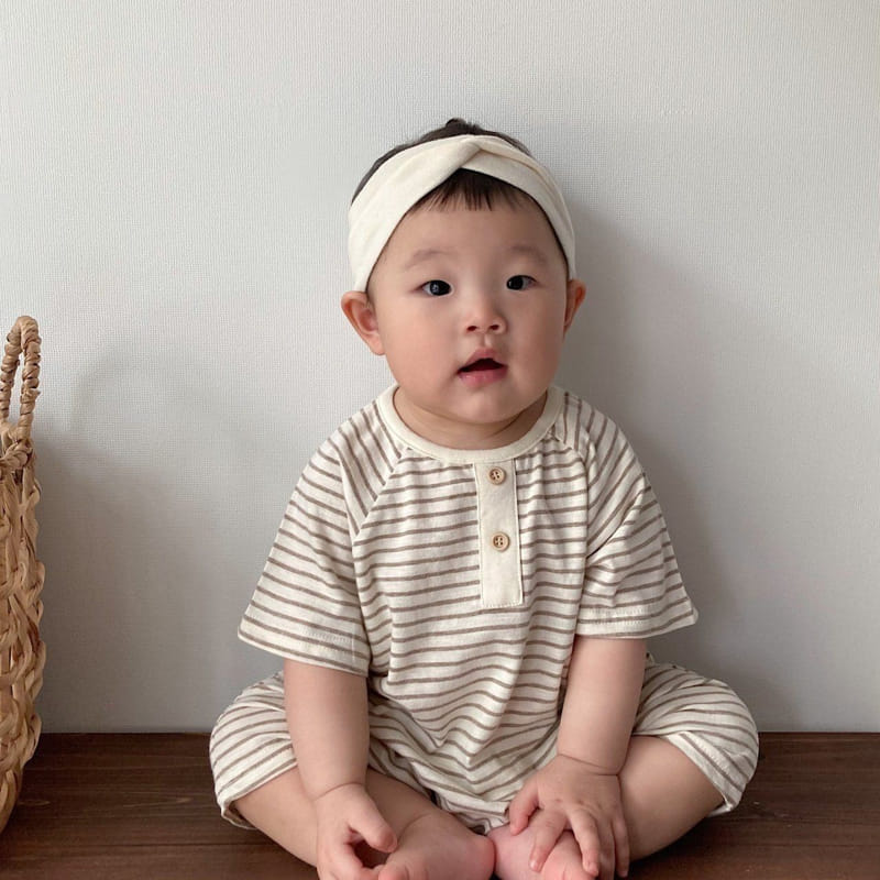 Moran - Korean Baby Fashion - #onlinebabyboutique - Mono Body Suit - 9