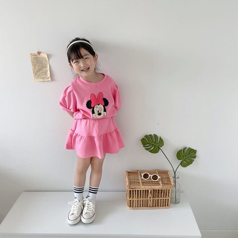 Moran - Korean Children Fashion - #Kfashion4kids - Best Friend Pink Top Bottom Set - 3