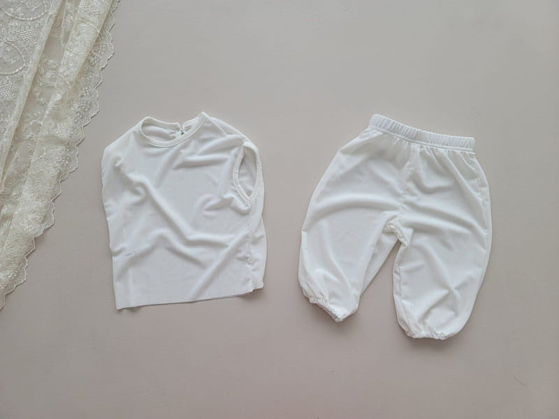 Moran - Korean Children Fashion - #childofig - Laon Pleats Top Bottom Set - 3