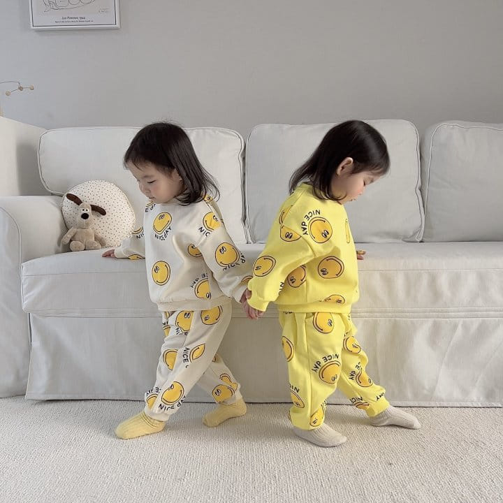 Moran - Korean Children Fashion - #childrensboutique - Nice Day Top Bottom Set - 6