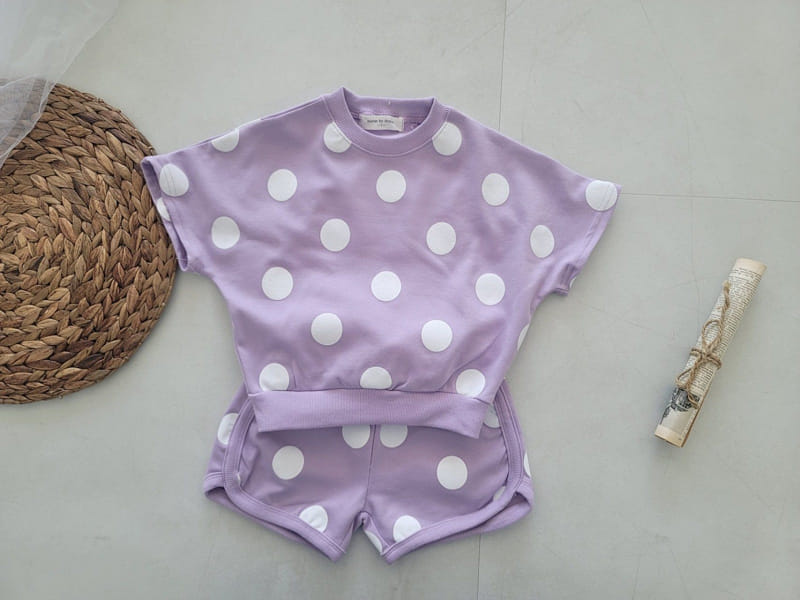 Moran - Korean Children Fashion - #childrensboutique - Summer Bubble Top Bottom Set - 3