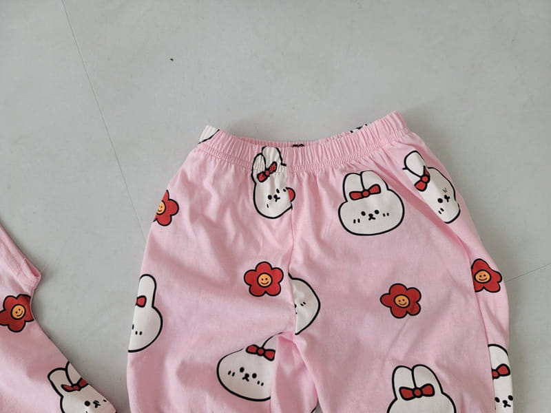 Moran - Korean Children Fashion - #childrensboutique - Rabbit Top Bottom Set - 5