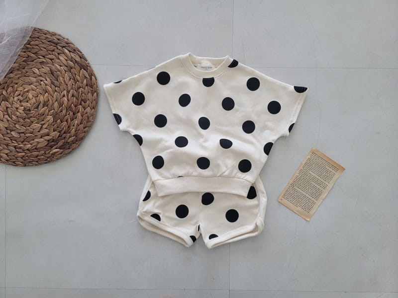 Moran - Korean Children Fashion - #childrensboutique - Summer Bubble Top Bottom Set - 4