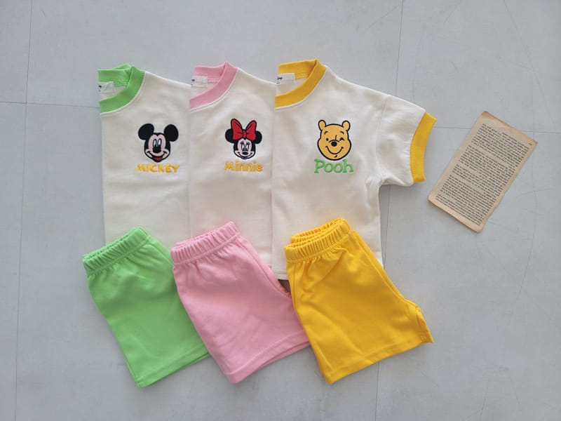 Moran - Korean Children Fashion - #designkidswear - Peekaboo Top Bottom Set