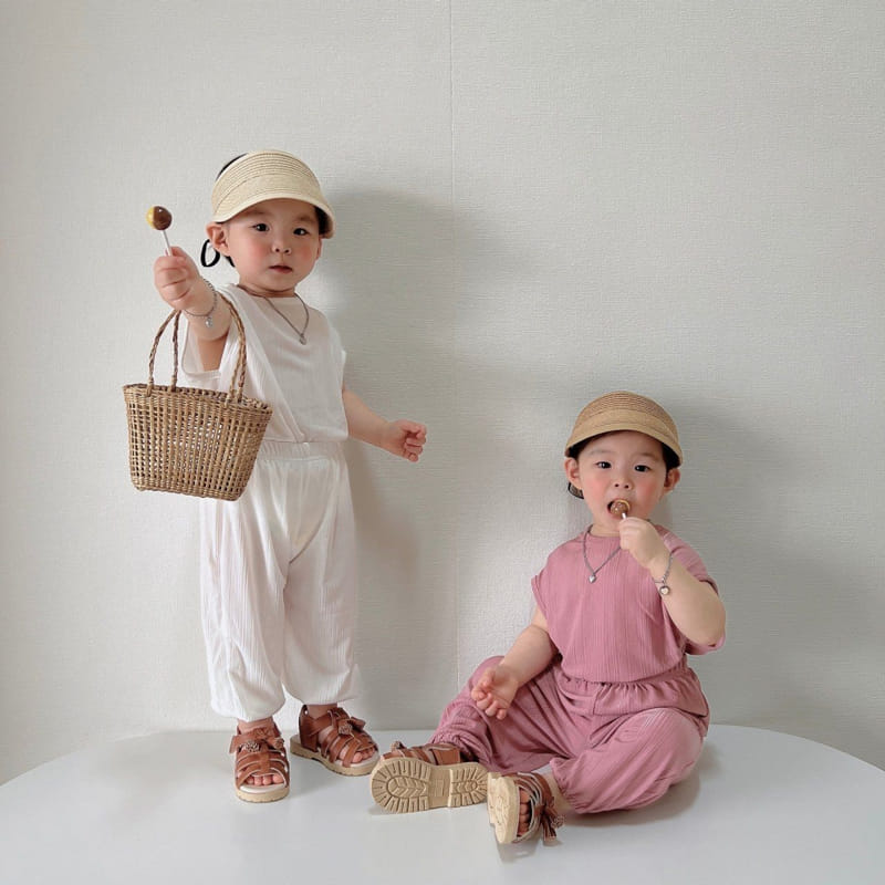 Moran - Korean Children Fashion - #discoveringself - Laon Pleats Top Bottom Set - 6