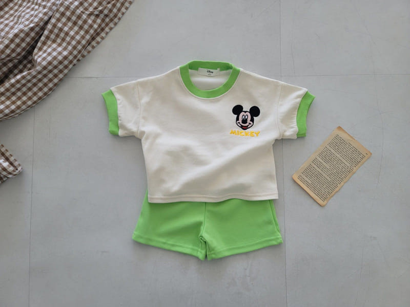 Moran - Korean Children Fashion - #discoveringself - Peekaboo Top Bottom Set - 2