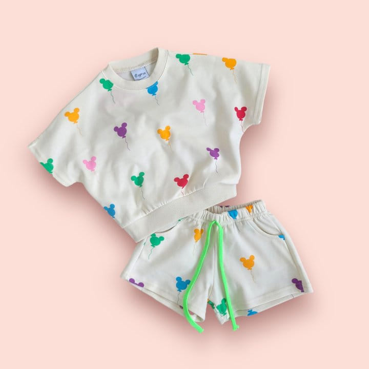 Moran - Korean Children Fashion - #fashionkids - Summer Balloon M Top Bottom Set - 6