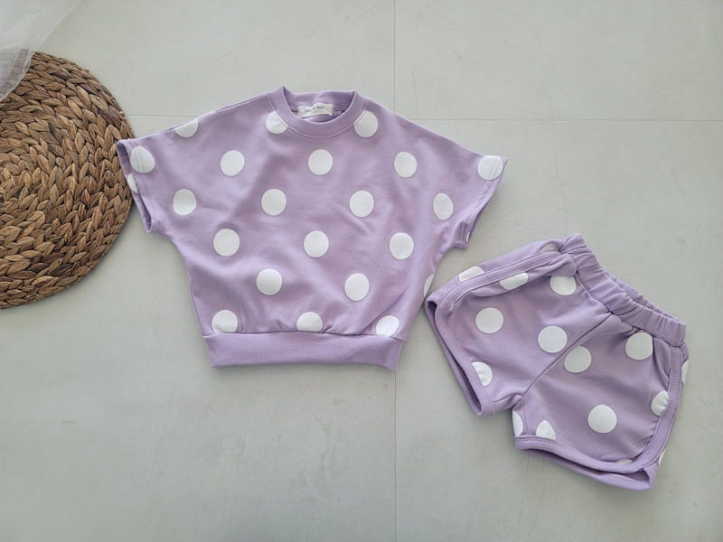 Moran - Korean Children Fashion - #fashionkids - Summer Bubble Top Bottom Set - 6