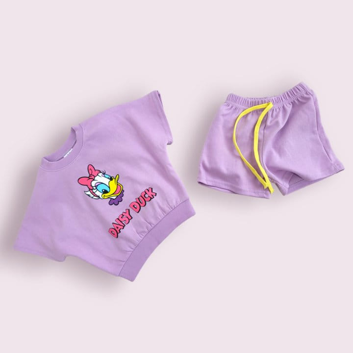 Moran - Korean Children Fashion - #kidsstore - Retro D Top Bottom Set - 7