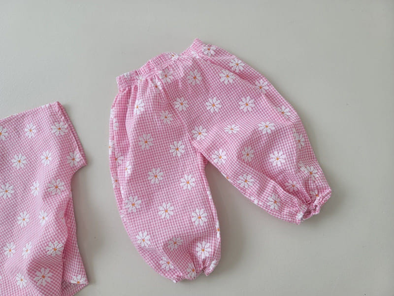 Moran - Korean Children Fashion - #kidsstore - Daisy Gojaeng Top Bottom Set - 7