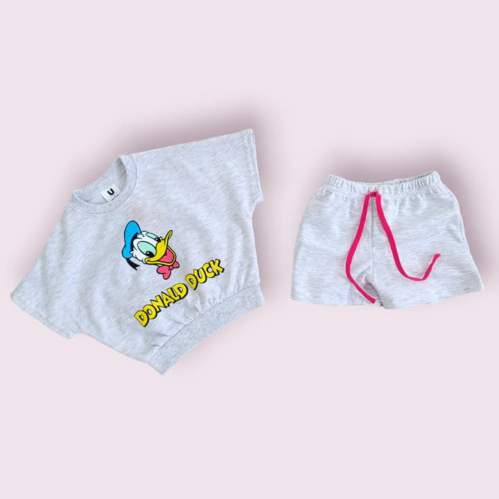 Moran - Korean Children Fashion - #kidzfashiontrend - Retro D Top Bottom Set - 8