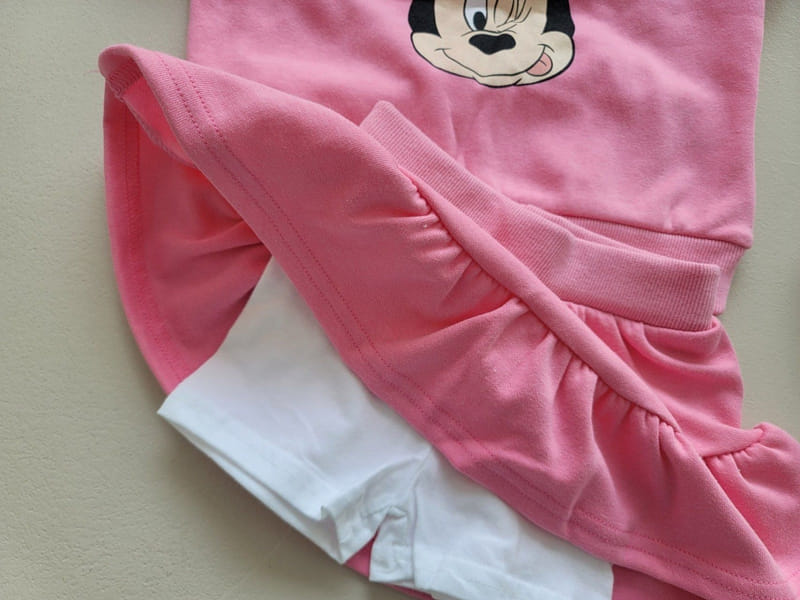 Moran - Korean Children Fashion - #kidzfashiontrend - Best Friend Pink Top Bottom Set - 2