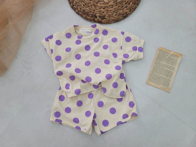Moran - Korean Children Fashion - #magicofchildhood - Candy Pop Top Bottom Set - 6