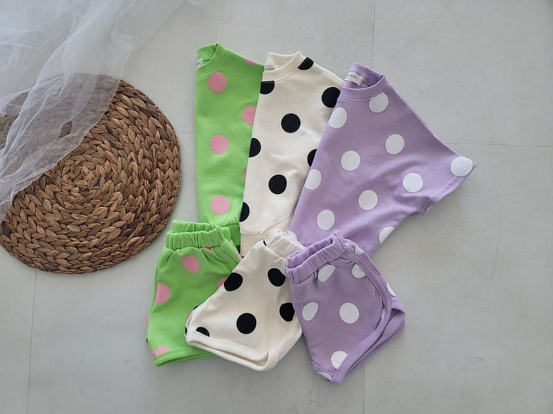 Moran - Korean Children Fashion - #stylishchildhood - Summer Bubble Top Bottom Set