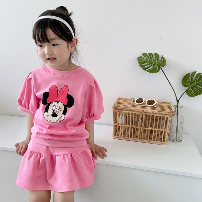 Moran - Korean Children Fashion - #todddlerfashion - Best Friend Pink Top Bottom Set - 8