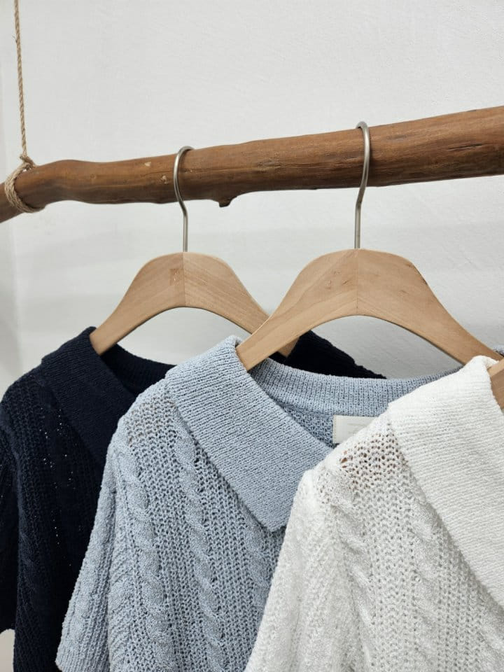 Most - Korean Women Fashion - #womensfashion - Collar Bookle Cardigan - 7