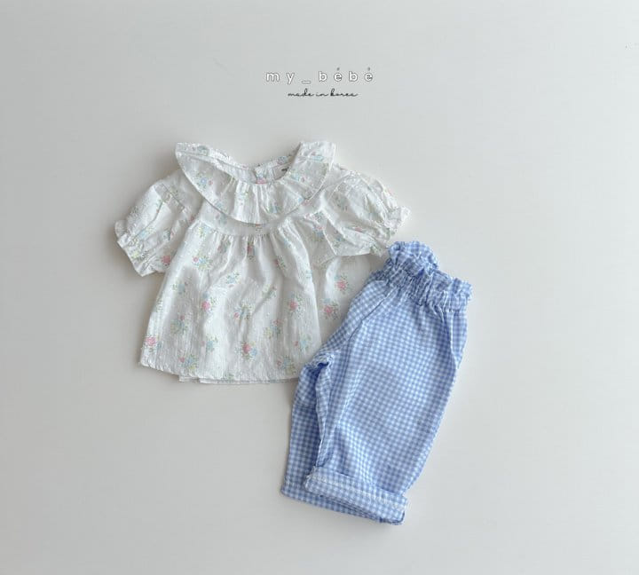 My Bebe - Korean Children Fashion - #magicofchildhood - Round Shirring Blouse - 11