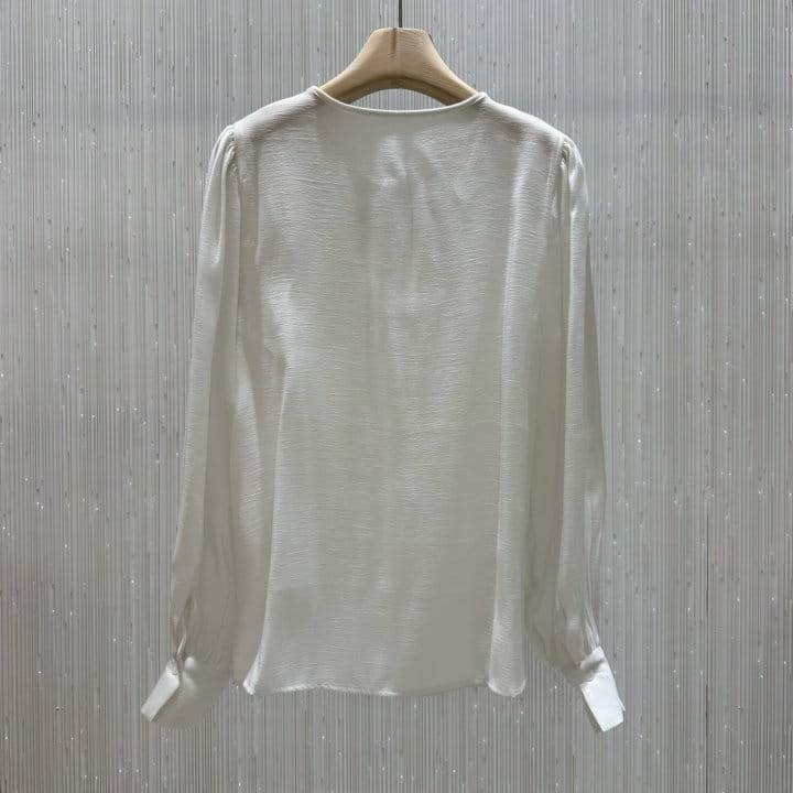 Neroli36 - Korean Women Fashion - #momslook - Ribbon Blouse - 3