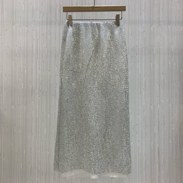 Neroli36 - Korean Women Fashion - #momslook - Wrinkle Spangle Skirt - 2