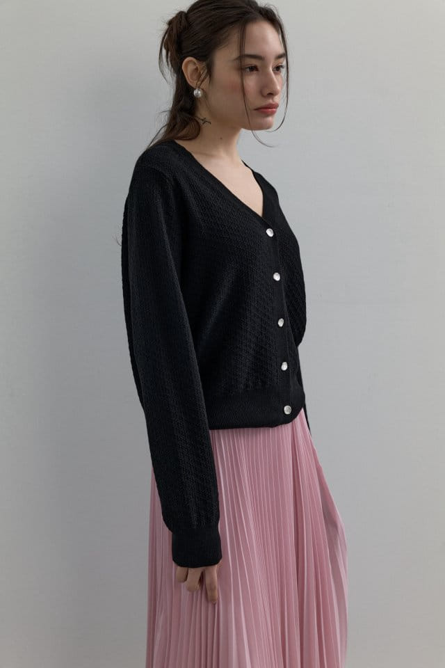 Neroli36 - Korean Women Fashion - #womensfashion - M Pearl Cardigan - 4