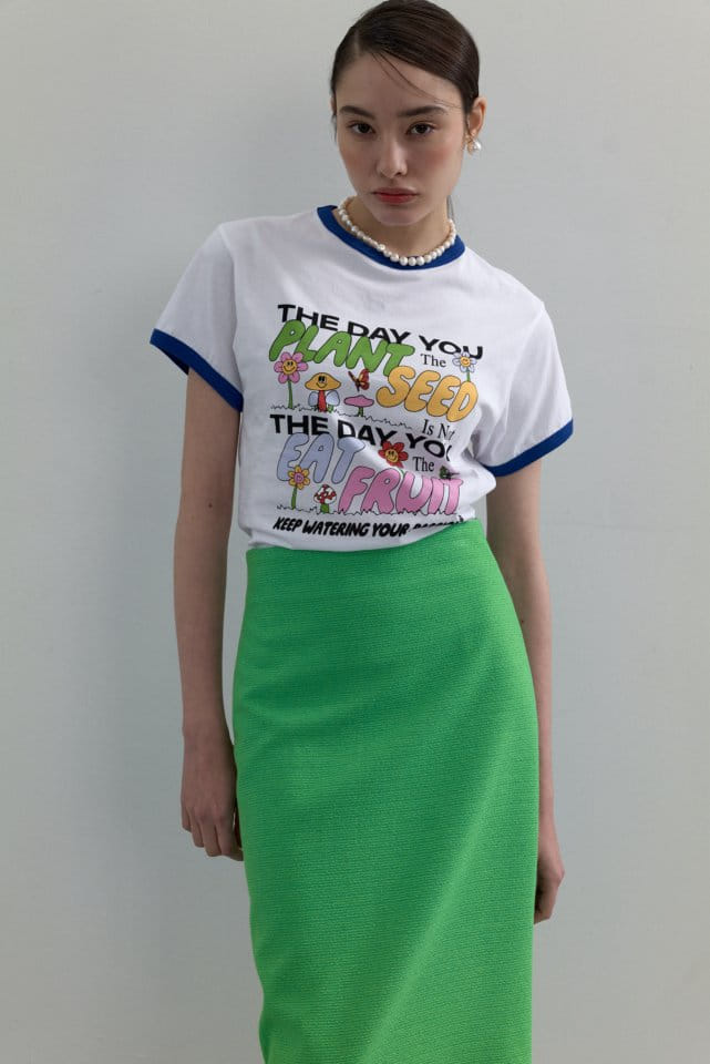 Neroli36 - Korean Women Fashion - #momslook - H Day Tee - 11