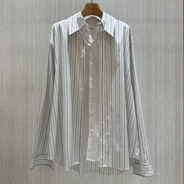 Neroli36 - Korean Women Fashion - #pursuepretty - M Double ST Box Shirt
