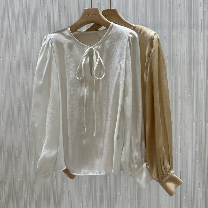 Neroli36 - Korean Women Fashion - #thatsdarling - Ribbon Blouse