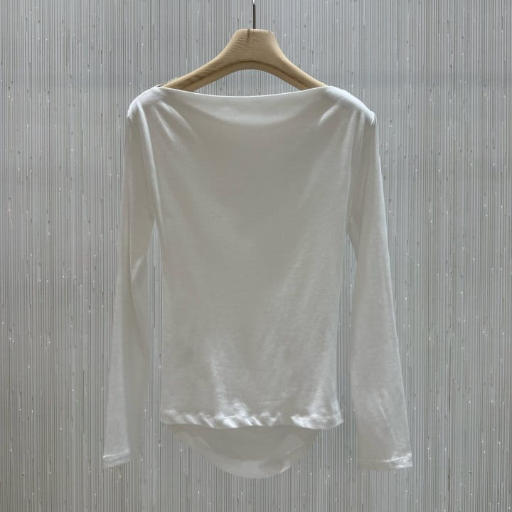 Neroli36 - Korean Women Fashion - #womensfashion - Hug Wrinkle Tee - 3