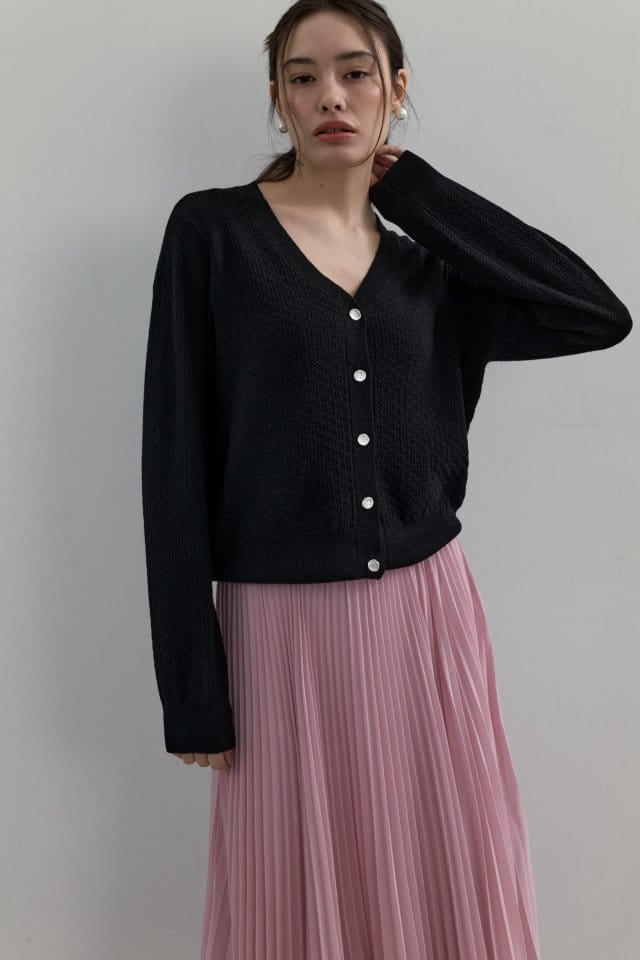 Neroli36 - Korean Women Fashion - #womensfashion - M Pearl Cardigan - 5