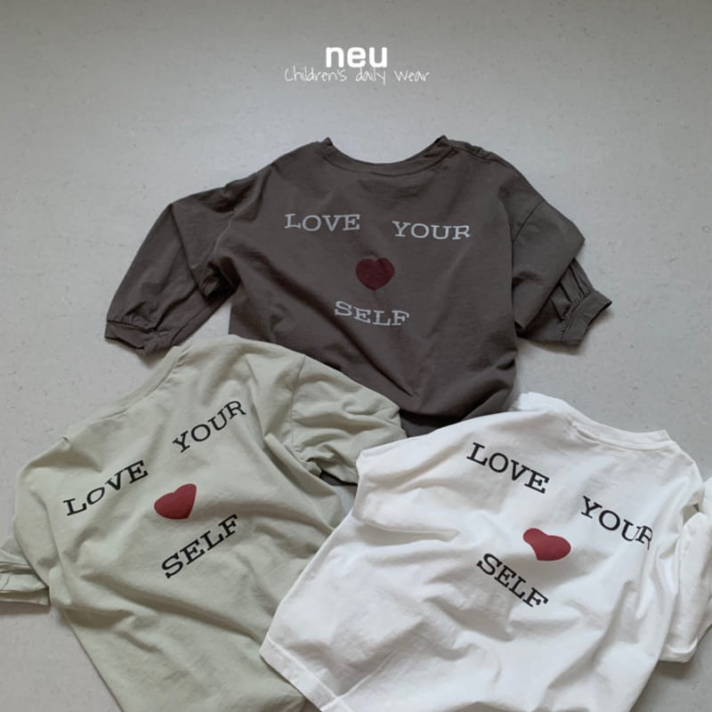 Neu - Korean Children Fashion - #Kfashion4kids - Long Long Tee With Mom