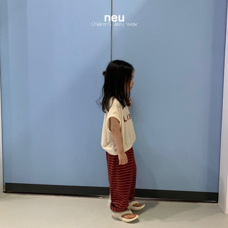 Neu - Korean Children Fashion - #Kfashion4kids - Terry Layered Sleeveless Tee - 6