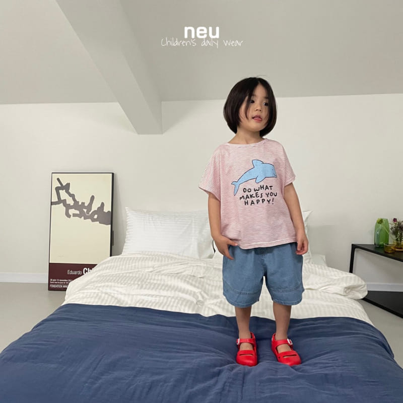 Neu - Korean Children Fashion - #childofig - Dolphin Tee - 2