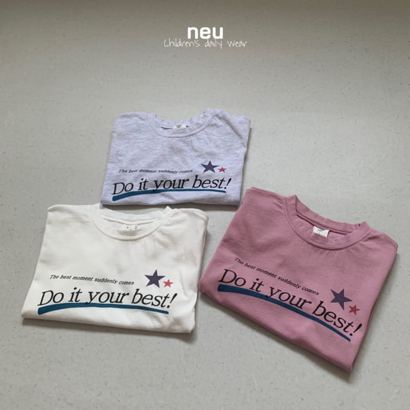 Neu - Korean Children Fashion - #childofig - Do It Tee