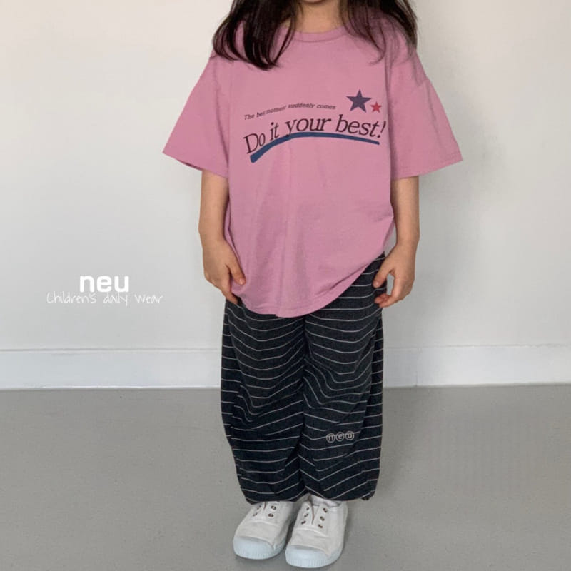 Neu - Korean Children Fashion - #fashionkids - Do It Tee - 5